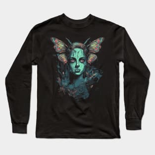 Butterfly Girl Long Sleeve T-Shirt